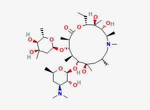 Two-dimensional chemical structure of Azithromycin EP Impurity C, CAS 620169-47-3