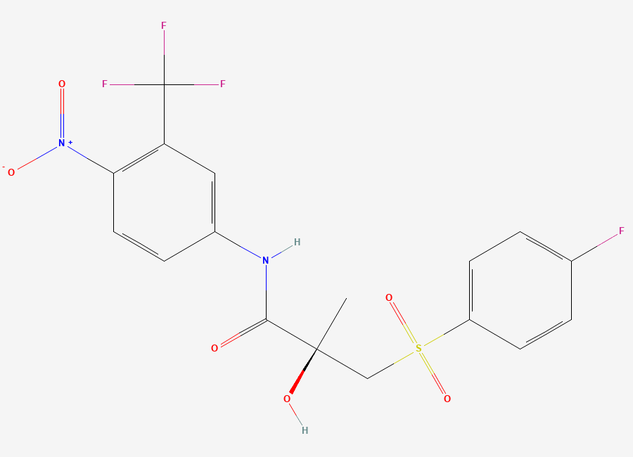 Two-dimensional chemical structure of Bicalutamide Impurity P, CAS 937802-59-0