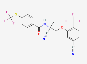 Two-dimensional chemical structure of Monepantel, CAS 887148-69-8