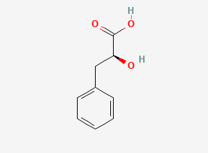 Two-dimensional chemical structure of 3-Phenyllactic acid, (S)-