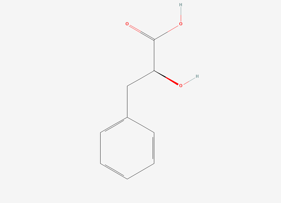 Two-dimensional chemical structure of 3-Phenyllactic acid, (S)-