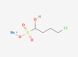 Two-dimensional chemical structure of Sodium 4-chloro-1-hydroxybutane-1-sulfonate