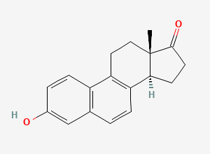 Two-dimensional chemical structure of Equilenin, CAS 517-09-9