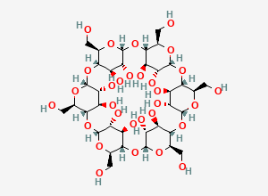 Two-dimensional chemical structure of Alpha-Cyclodextrin, CAS 10016-20-3