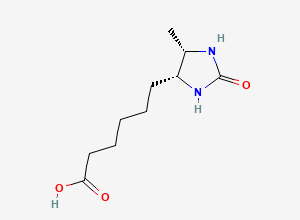 Two-dimensional chemical structure of Desthiobiotin