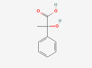 Two-dimensional chemical structure of (S)-Atrolactic acid