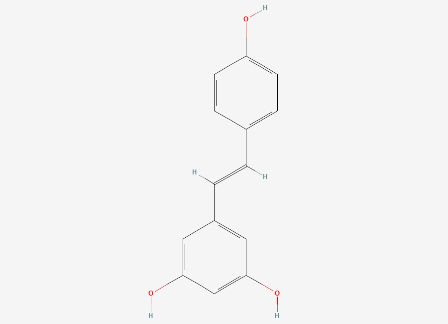 Two-dimensional chemical structure of Resveratrol