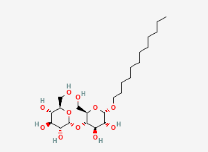 Two-dimensional chemical structure of Dodecyl α-D-Maltoside / n-Dodecyl α-D-Maltoside, CAS 116183-64-3
