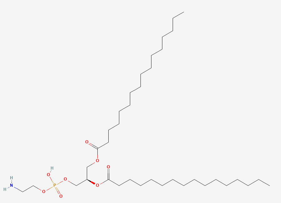 Two-dimensional chemical structure of 1,2-Dipalmitoyl-sn-glycero-3-phosphoethanolamine