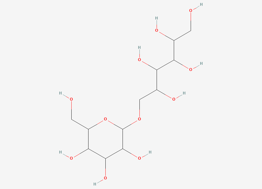 Two-dimensional chemical structure of 1-O-Hexopyranosylhexitol