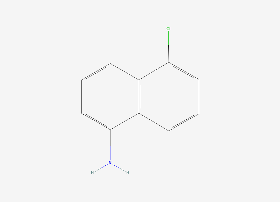Two-dimensional chemical structure of 5-Chloronaphthalen-1-amine