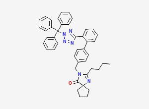 Two-dimensional chemical structure of Irbesartan Impurity 6, CAS 138402-10-5