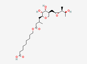 Two-dimensional chemical structure of Dihydro Mupirocin