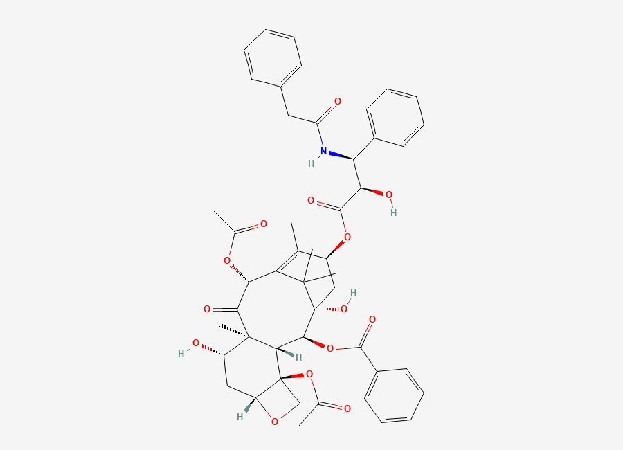 Two-dimensional chemical structure of Taxol F