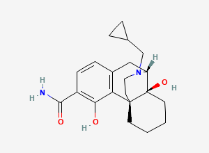 Two-dimensional chemical structure of Samidorphan Impurity 1, CAS 886588-56-3