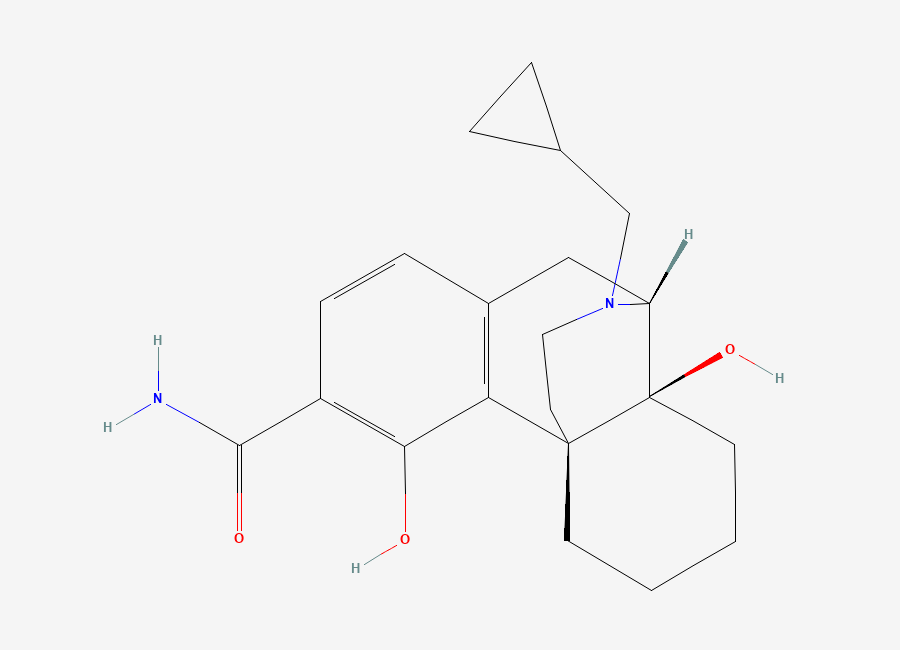 Two-dimensional chemical structure of Samidorphan Impurity 1, CAS 886588-56-3