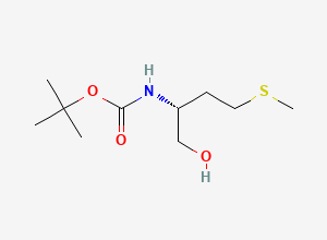 Two-dimensional chemical structure of Boc-D-methioninol