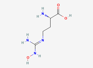 Two-dimensional chemical structure of nor-NOHA