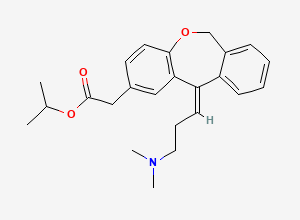 Two-dimensional chemical structure of Olopatadine Isopropyl Ester (Z Isomer), CAS 1206456-44-1