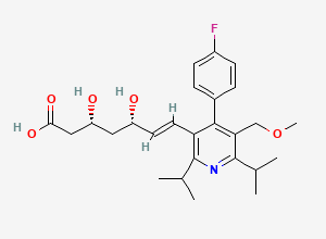 Two-dimensional chemical structure of Cerivastatin