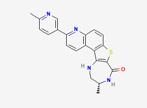 Two-dimensional chemical structure of PF-3644022
