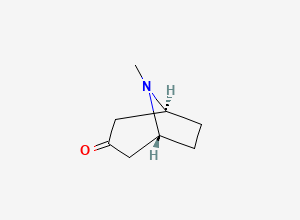Two-dimensional chemical structure of Tropinone
