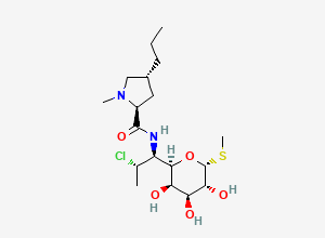 Two-dimensional chemical structure of Clindamycin Phosphate EP Impurity E (Free Base), CAS 18323-44-9