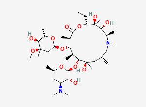 Two-dimensional chemical structure of Azithromycin