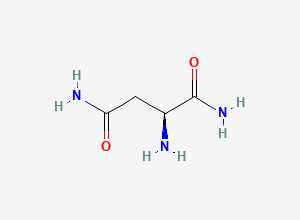 Two-dimensional chemical structure of Asparaginamide