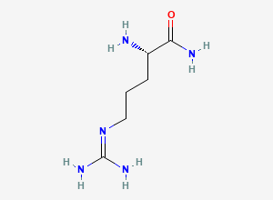 Two-dimensional chemical structure of Argininamide