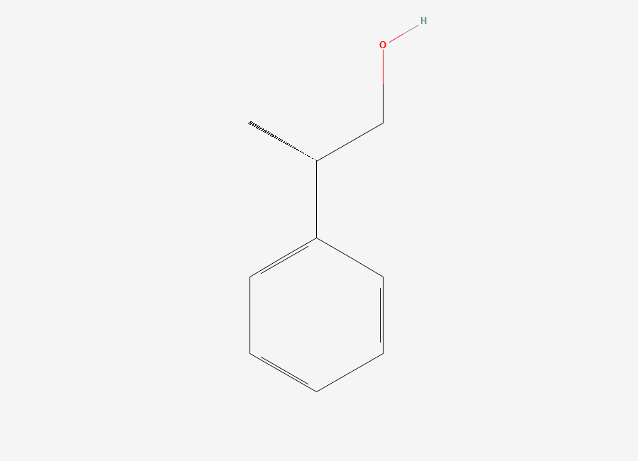 Two-dimensional chemical structure of 2-Phenylpropanol