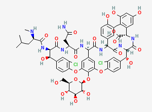 Two-dimensional chemical structure of Vancomycin EP Impurity D, CAS 101485-50-1