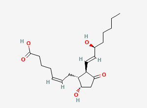 Two-dimensional chemical structure of Prostaglandin D2