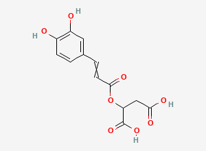 Two-dimensional chemical structure of (-)-Phaselic acid