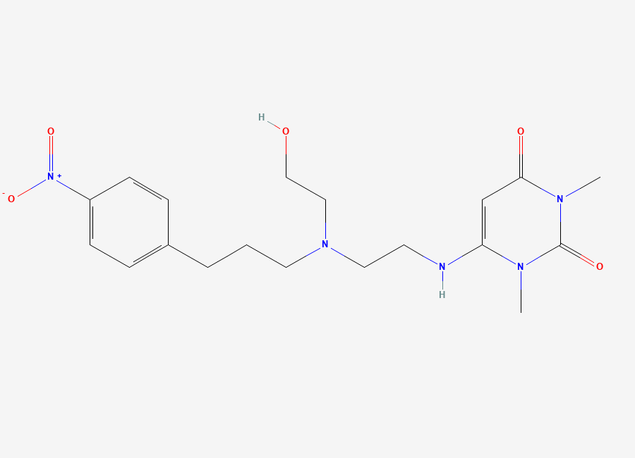Two-dimensional chemical structure of Nifekalant, CAS 130636-43-0