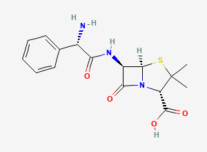 Two-dimensional chemical structure of Ampicillin EP Impurity B/ L-Ampicillin, CAS 19379-33-0