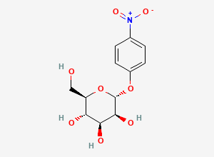 Two-dimensional chemical structure of p-Nitrophenyl alpha-D-mannopyranoside
