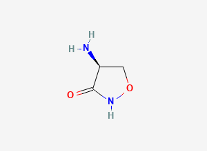 Two-dimensional chemical structure of Levcycloserine