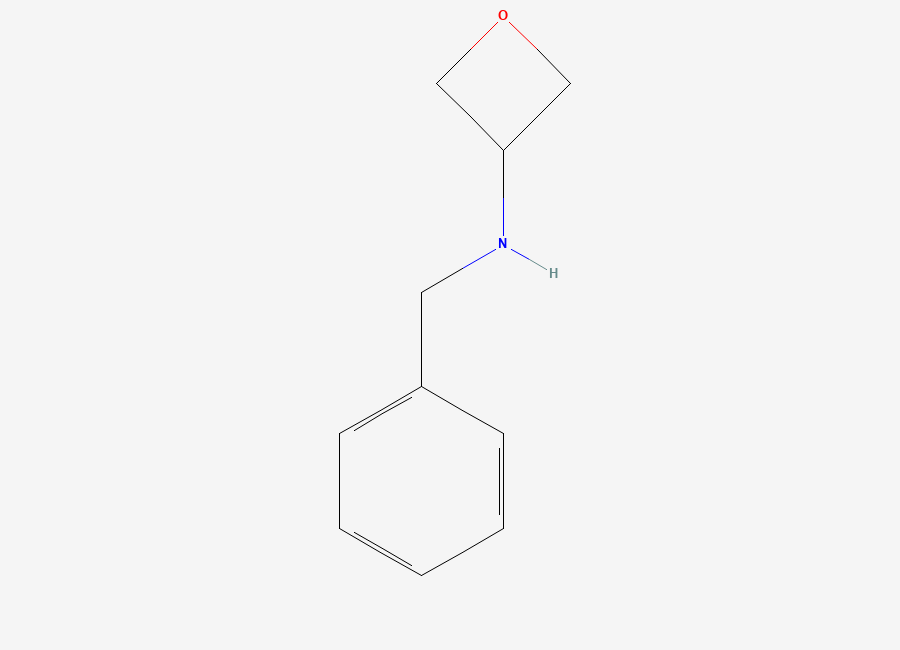Two-dimensional chemical structure of N-benzyloxetan-3-amine