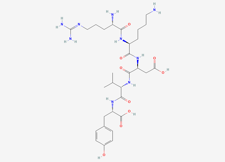 Two-dimensional chemical structure of Thymopentin