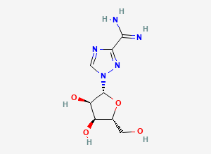 Two-dimensional chemical structure of Viramidine
