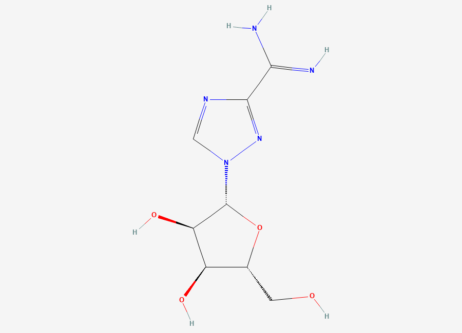 Two-dimensional chemical structure of Viramidine