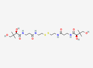 Two-dimensional chemical structure of Pantethine