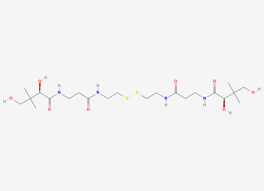 Two-dimensional chemical structure of Pantethine