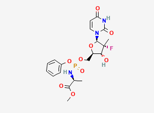 Two-dimensional chemical structure of Sofosbuvir impurity N