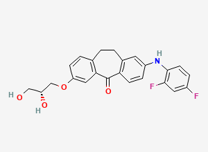 Two-dimensional chemical structure of Skepinone-L