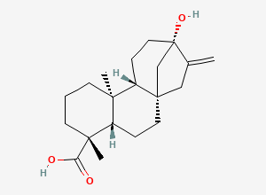 Two-dimensional chemical structure of Steviol