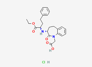 Two-dimensional chemical structure of Benazepril EP Impurity B ( HCl salt), CAS 88372-39-8