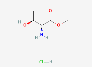 Two-dimensional chemical structure of methyl (2R,3S)-2-amino-3-hydroxybutanoate hydrochloride