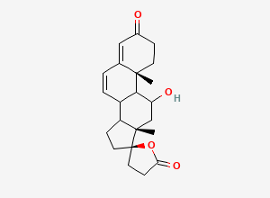 Two-dimensional chemical structure of 11|_-Hydroxycanrenone
